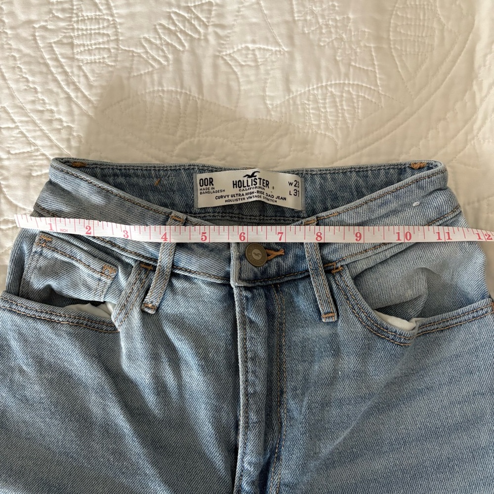 Light Blue patchwork Denim Jeans - image 5